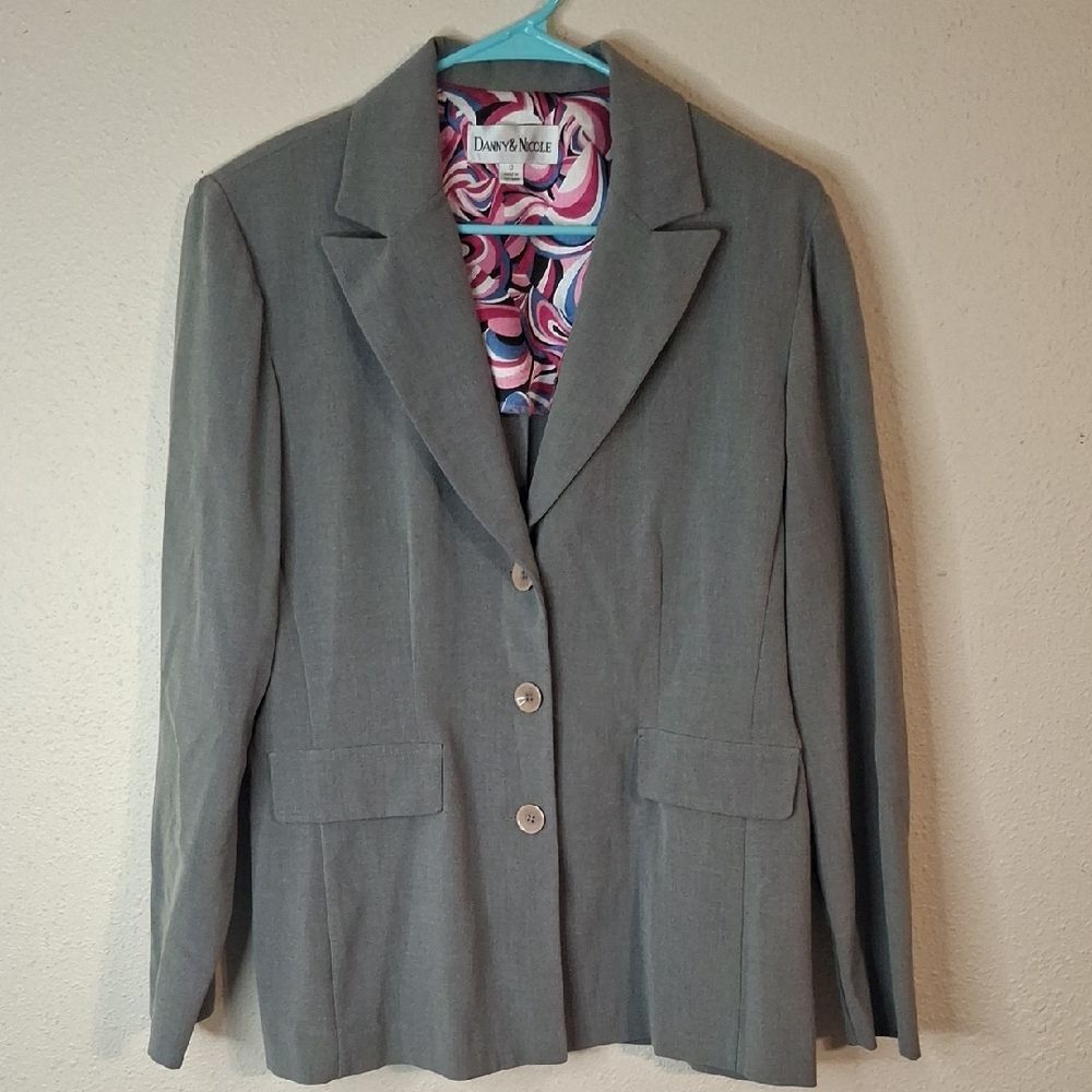 Danny & Nicole Gray Blazer size 12